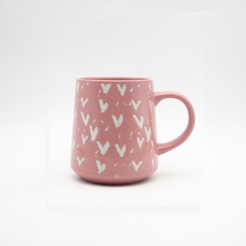 Pink Ceramic Coffee Mugs Sublimation Mugs Wholesale