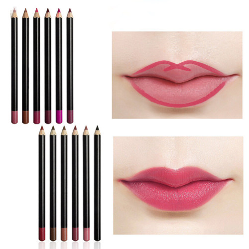 Kosmetische vegane nackte benutzerdefinierte Logo Brown Lip Liner