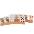 Porte-cartes à jouer en bois