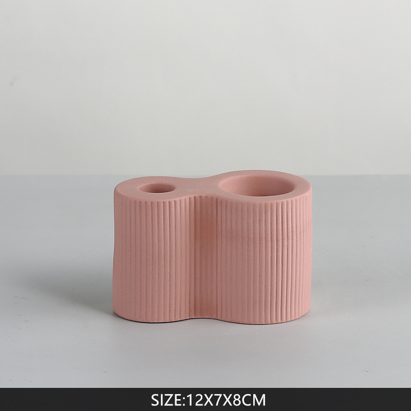 Матавая падсвечаная трымальнік вясельнай керамічнай пустыя слоікі для свечак