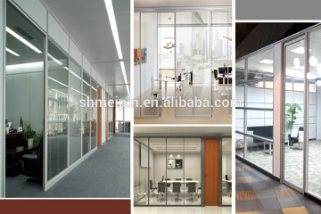 High quality executive office partition office wall partitions / clear glass partition wall / glass partition / aluminum