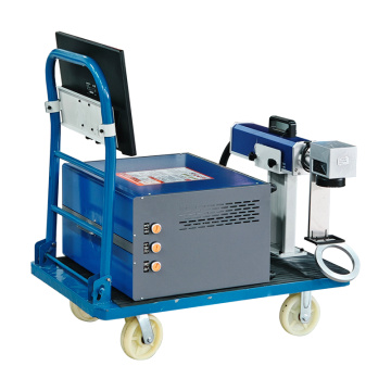 Handheld MOPA Fiber Laser Marking Machine for Gas Cylinder 100~300W