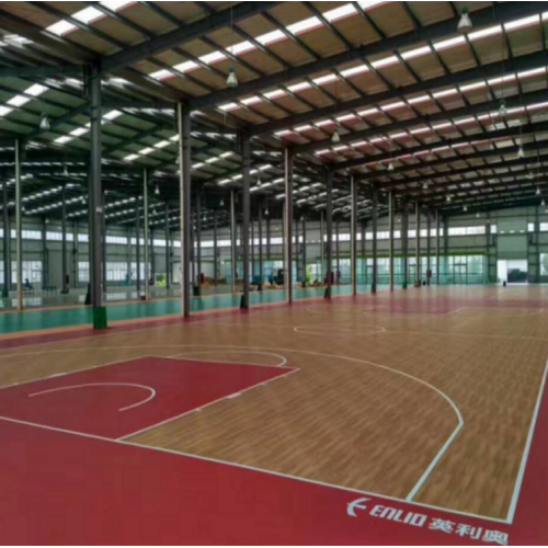 Estera de la cancha de baloncesto interior de PVC