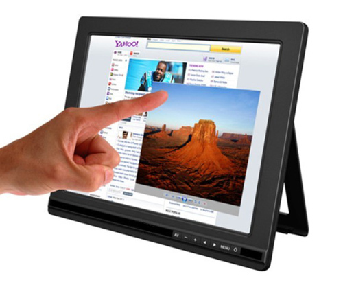 9.7" 5-Wire Resistive Touch Screen Monitor with HDMI/DVI/VGA/AV Input