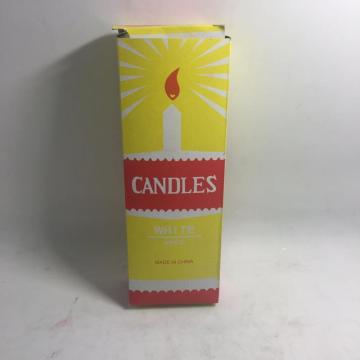 3hours burn time cheap white candle to Guinea