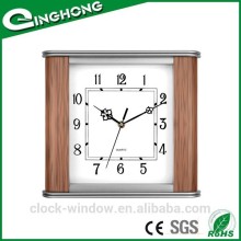 New wooden finishing digital wall clock battery