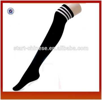 Socks Machine Price Thigh High Striped Socks Wholesale/Custom Cheap Leg warmers/Thigh High Socks---AMY15022