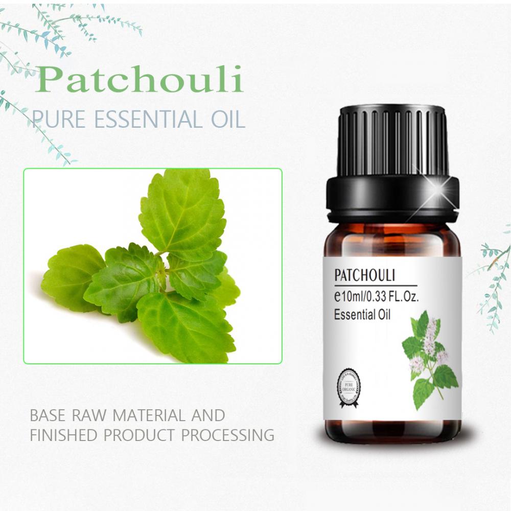 Masaje de aceite esencial de pachulí de 10 ml difusor