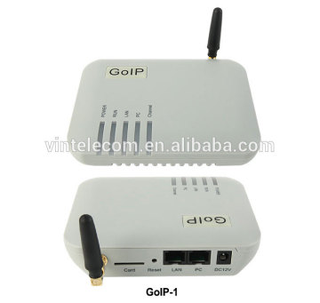 1 SIM GoIP / VoIP GSM Gateway / GSM-VoIP Gateway -for IP PBX application