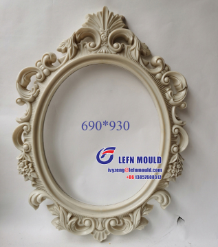 Oval Decorative ABS Wall Mirror Frame