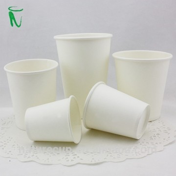 Nature Cup eco-friendly plain white cup disposable paper cup various sizes