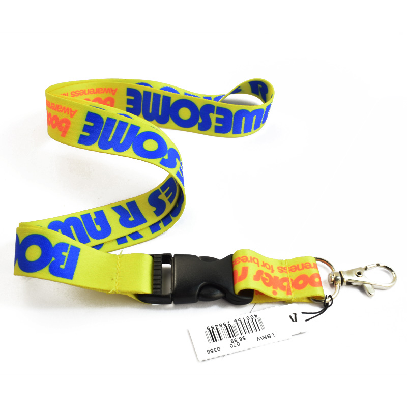 Heat Transfer Lanyard with Plastic Buckle 2013-002