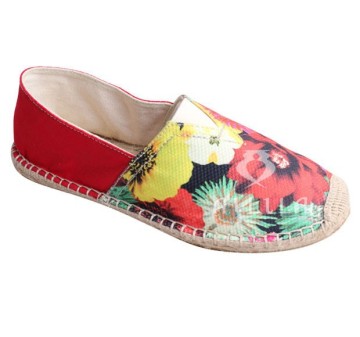 Casual canvas printing espadrilles