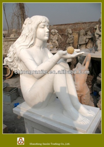 young girls nude garden sculptures