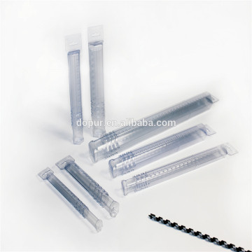 PVC cylinder clear telescopic platic box packing for tool PARTS