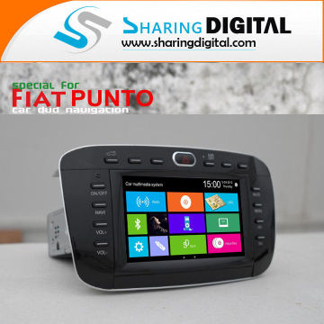 Digital 6.2 Inch Fiat Dvd Player Navigation For Fiat Punto / Linea Ft-6220gd