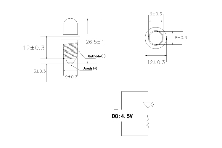 E10 4.5V LED