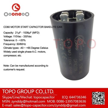 capacitor motor start for motor starting