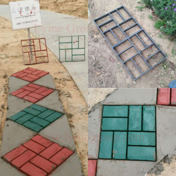 decorative Concrete plastic rubber paver molds