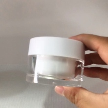 Empty Beauty Makeup Containers White Acrylic jar