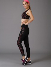 2016 popular print yoga pants wholesale with plus size