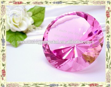 Wholesale Wedding Gift Marriage Blessing Paperweight Crystal Diamond