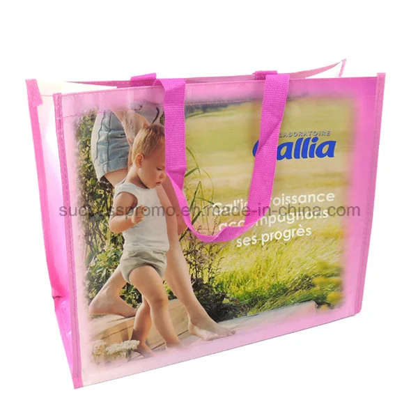 Full Colors Reusable PP Woven Bag, Tote Bag for Promotion