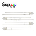 LED Basic 3mm Red LED مع عدسة حليبي