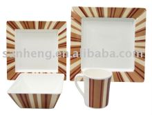 4pcs melamine dinner ware set