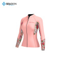 Seaskin 2mm New Women Surfen Jacke Langarm