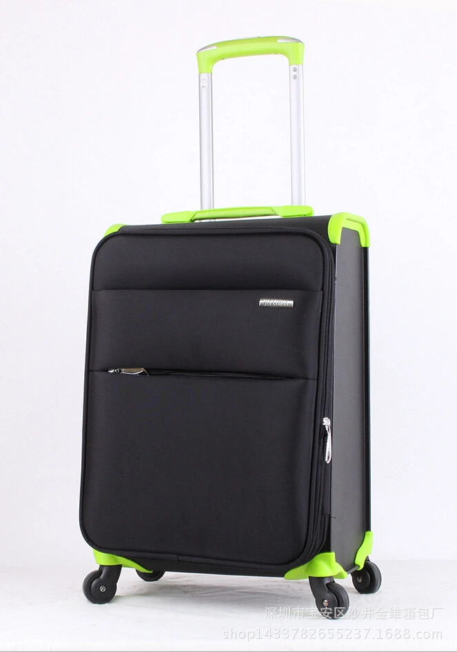 Oxford Cloth Carry-on Expandable Travel Trolley Suitcases Luggage Baggage