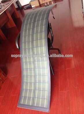 250W High Quality rollable amorphous silicon thin film flexible solar panel for RV boats marine