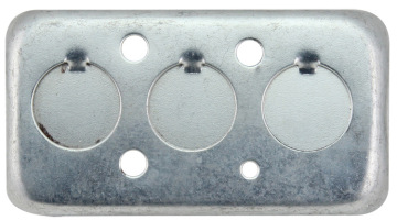 Electrical cast iron junction mail box wiring connection