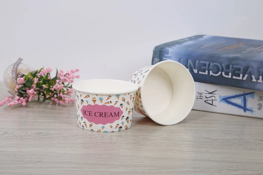 8oz Cheap Ice Cream Disposable Paper Cup