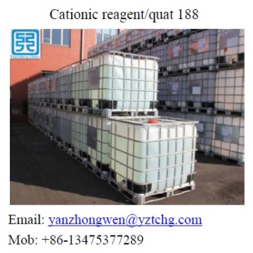 quaternary ammonium salt cationization agents 69% quat 188 exporting