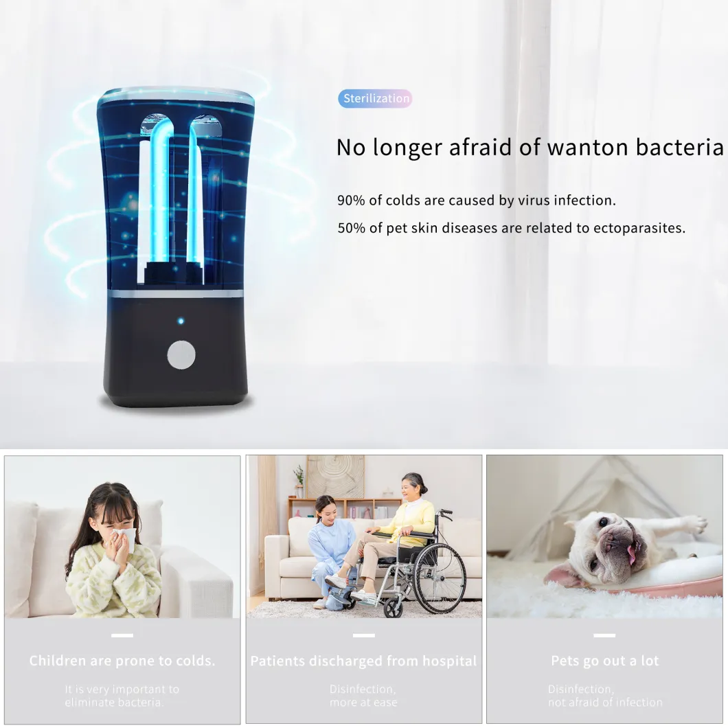 Mini Table Model Desktop Carrear Portable UVC Germicidal Sterilizer Disinfection Light Lamp UV