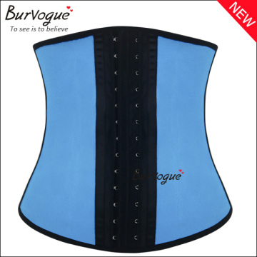 China Manufacturers 3 Layers Steel Boned Corset Latex Waist Cincher Training Corset Wholesale