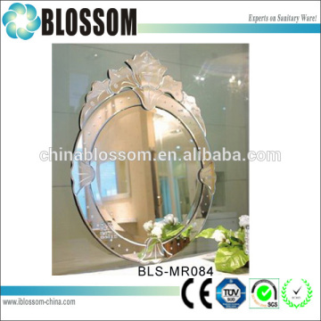 hand carved decorative hotel wall mirror art