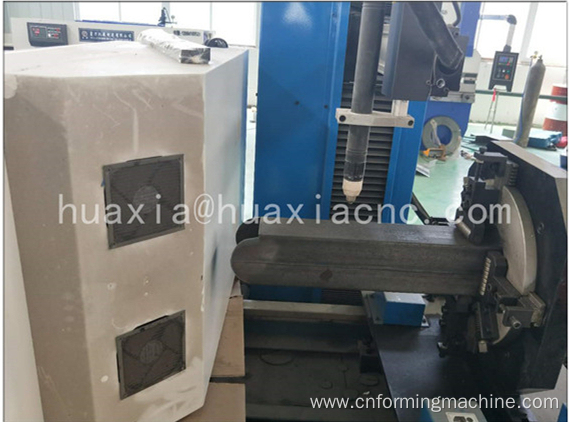 cnc plasma tube cutting machine cut square pipe