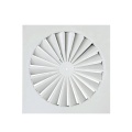 Steel square Swirl ceiling 38 degree Fixed Blades
