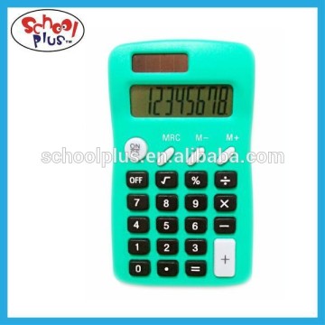 8 digit small solar power calculator