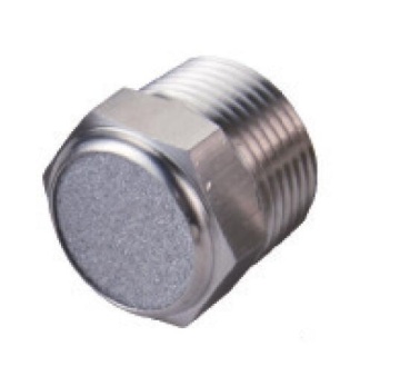 Stainless steel sintered filter silencer