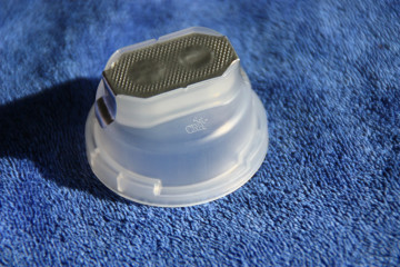 Large scale filling solution bottle cap