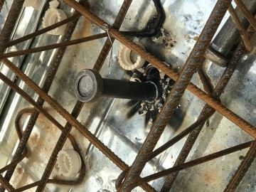 Steel decking wedling, shear studs welding project