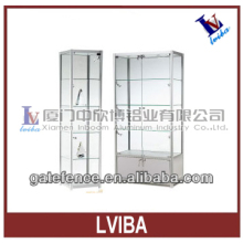 aluminium frame glass showcase and aluminium glass showcase