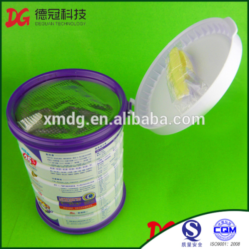 Food grade plastic easy open cap for can