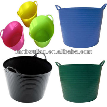 garden flexible bucket,flexible plastic bucket(12L,25L,35L)