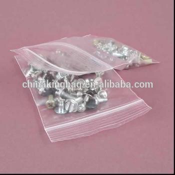 LDPE clear hazard LDPE zipper bag ziplock bag