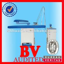 Commerial laundry press ironing machine steam ironer table