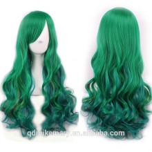 Hot-selling Long Wave Green Sailor Moon Synthetic Cosplay Wig